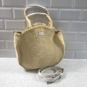 Revolve straw bag